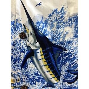 Vintage Pacific Legend Hawaiian Shirt Sailfish Cruise Vacation Mens XL‎ Made USA